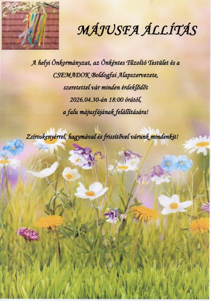 Meghívó - MÁJUSFA ÁLLÍTÁS