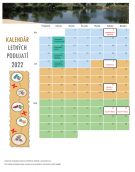 Kalendár akcií LETO 2022